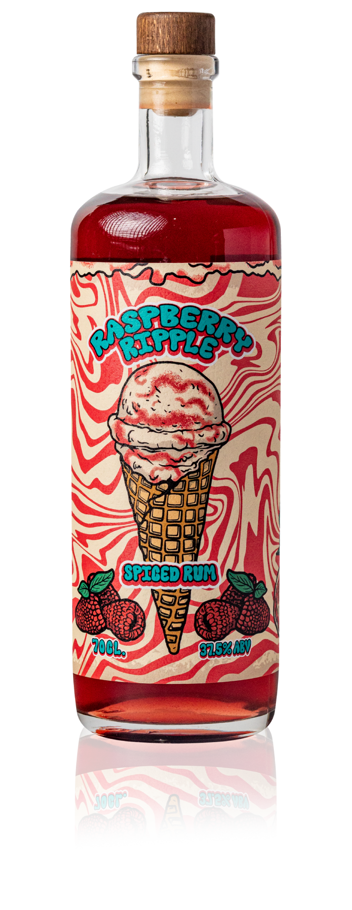 Raspberry Ripple Spiced Rum The Custom Spirit Co.